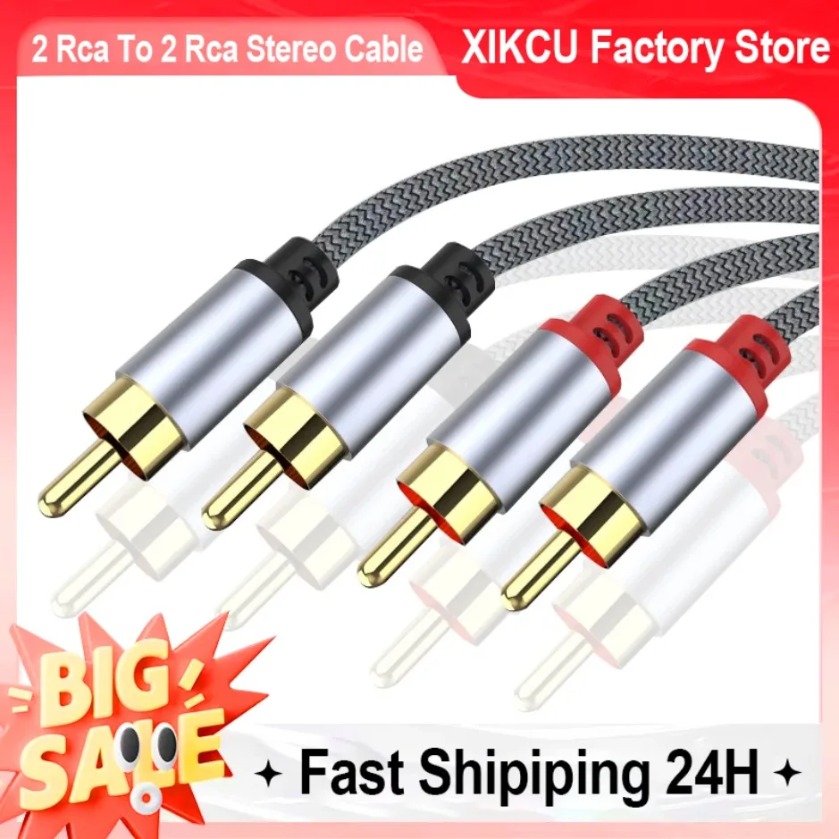Home Cinema Tv - Kabel stereo 2 RCA na 2