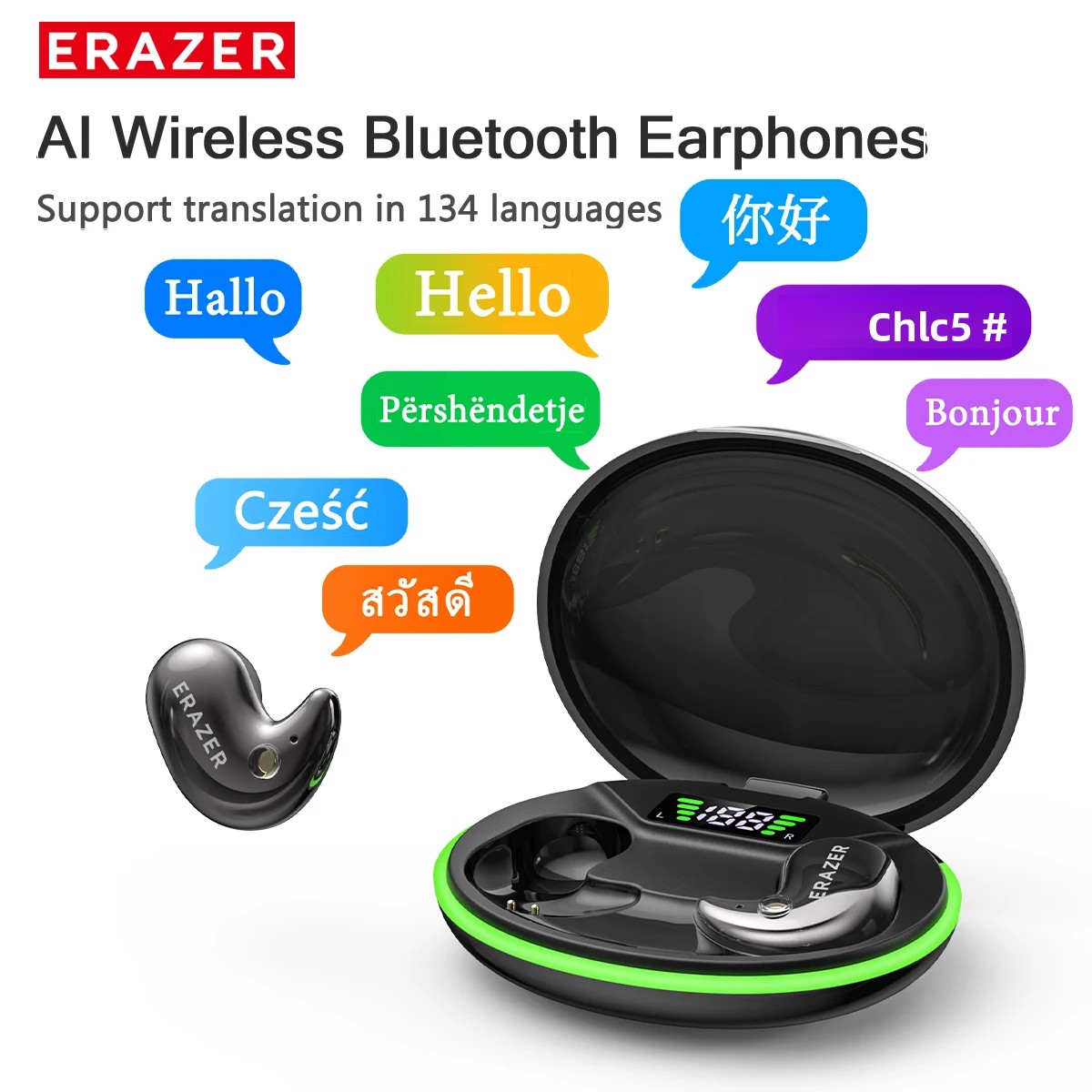 Home Cinema Wireless - Słuchawki douszne Bluetooth EARZER XF58 z