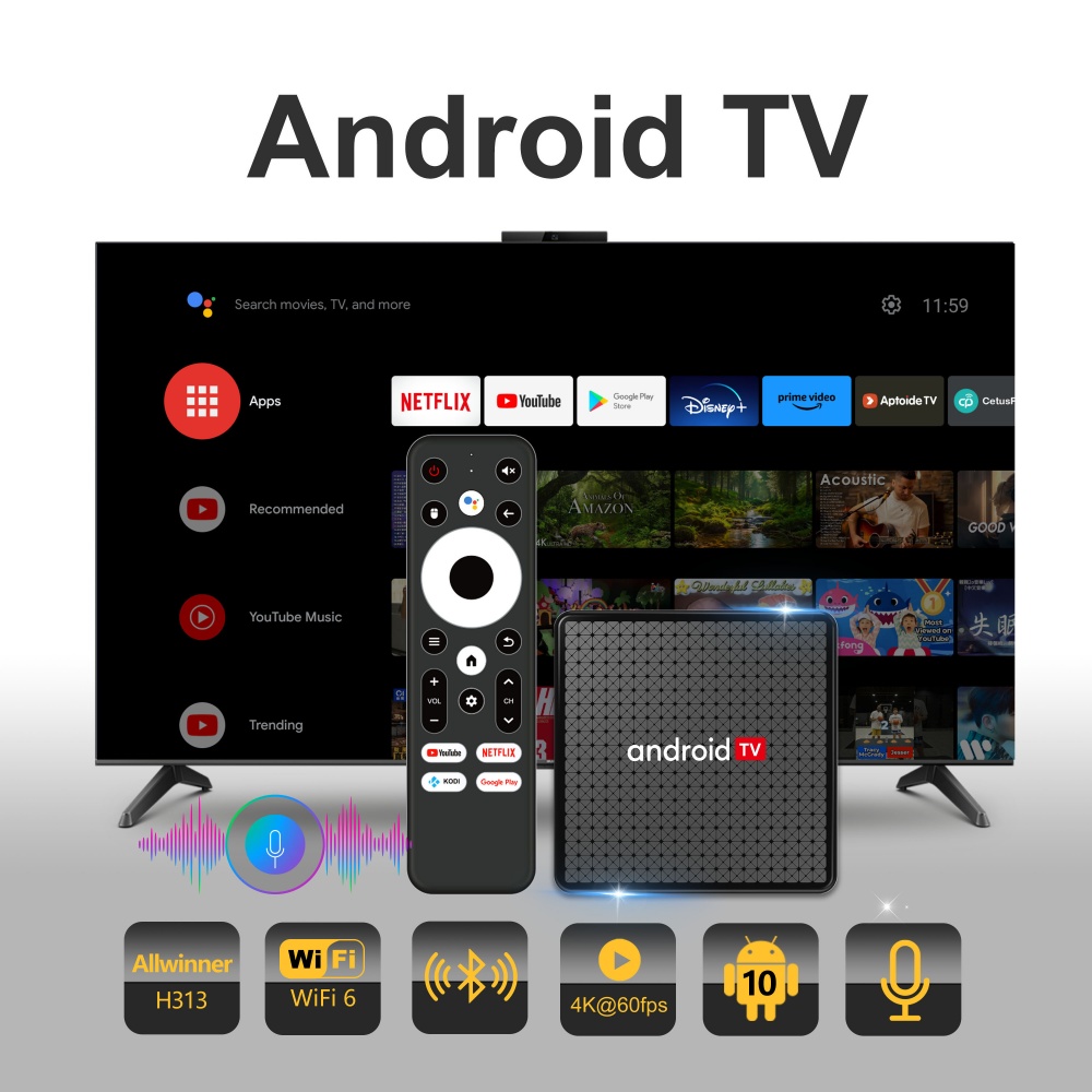 Wudung X5 TV Box AndroidTV All – Home Cinema Tv recenzja i cena