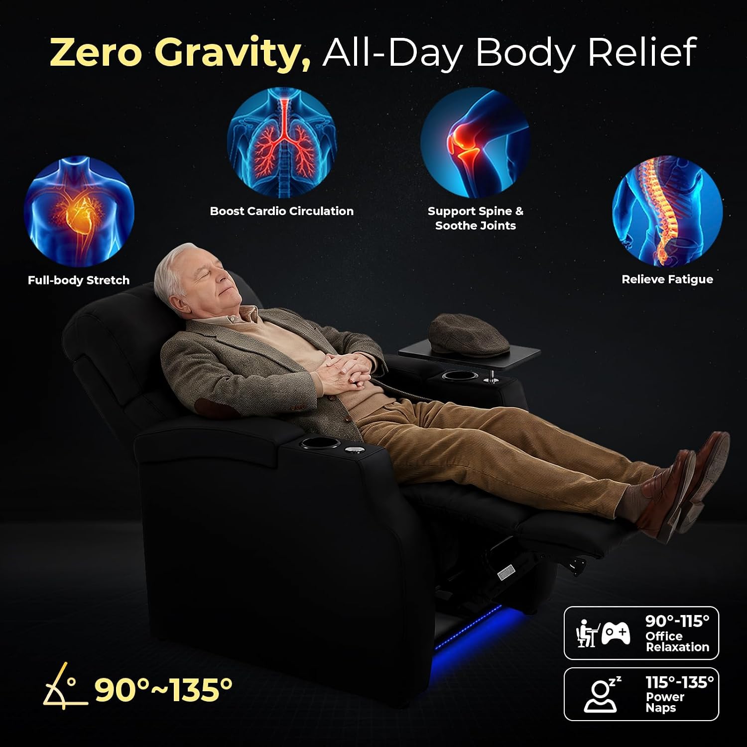 Fotel do kina domowego z obici – Home Cinema Chairs recenzja i cena