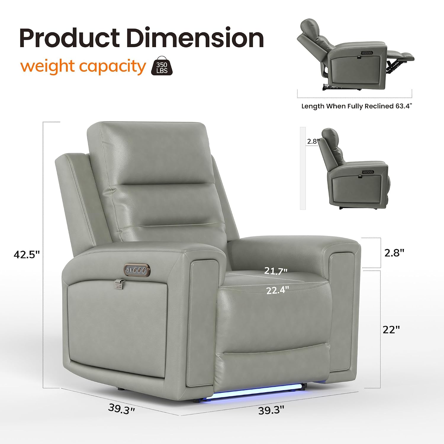 Fotel rozkładany z potrójnym n – Home Cinema Chairs recenzja i cena