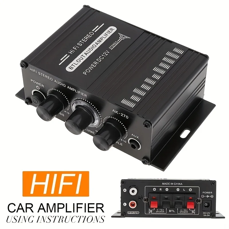 AK-270 400W Mini Wzmacniacz Mo – Audio Home Cinema recenzja i cena